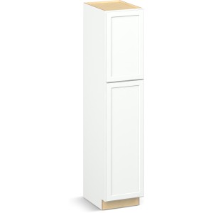 Reliabilt Parkstone II Reliabilt Parkstone II Brilliant White Tall Cabinet, 18-in x 84-in - 641123 | Lowe's Pro Supply